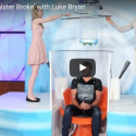 Luke Bryan gets soaked on Ellen