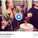 PINK OR BLUE CAKE FOR THOMAS RHETT?